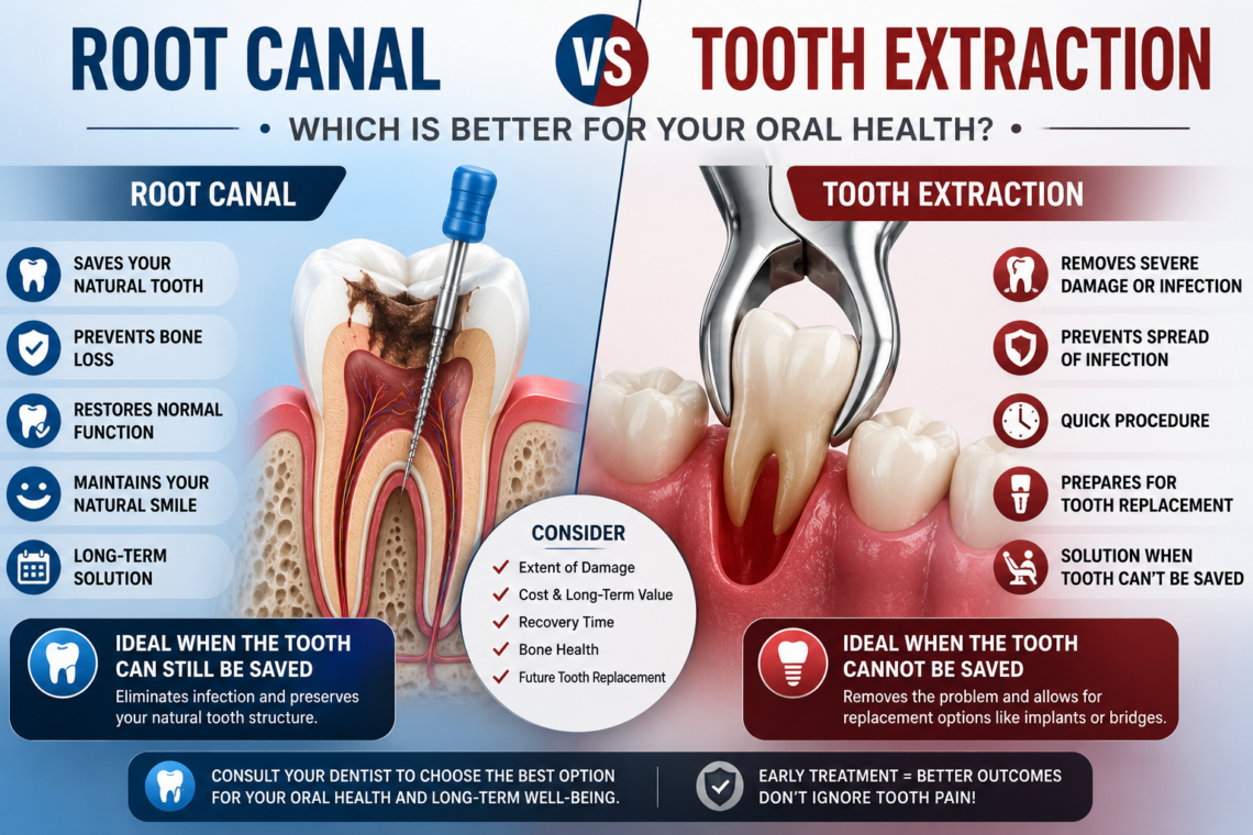 Root Canal vs Tooth Extraction