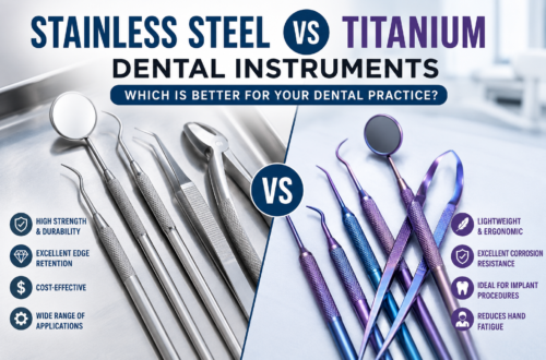 Stainless Steel & Titanium Dental Instrument