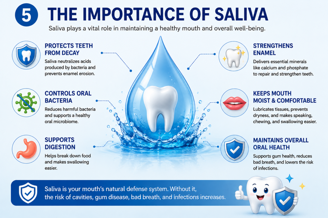 Role of Saliva in Dental Health