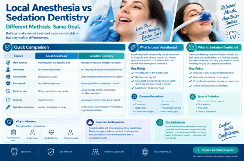 Local Anesthesia vs Sedation Dentistry