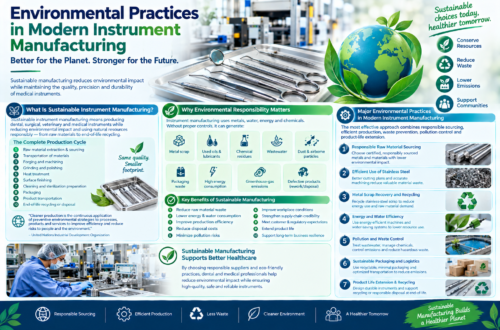 Environmental practices in modern instrument manufacturing