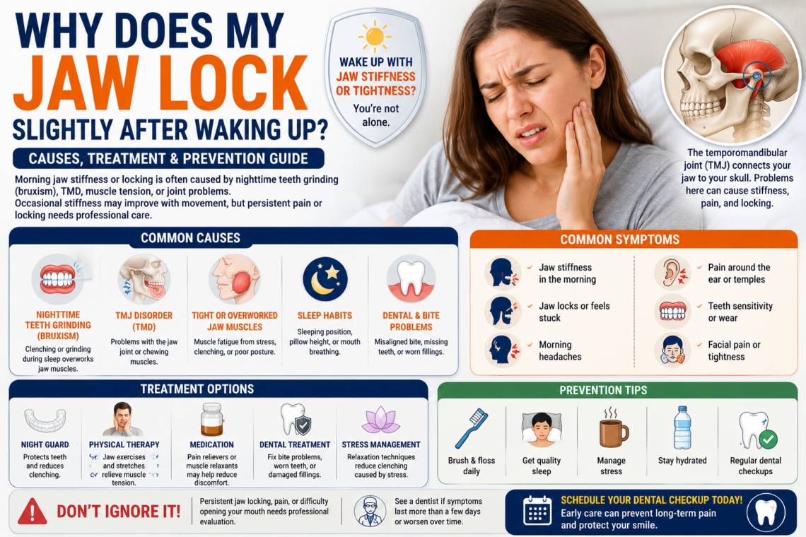 Why Does My Jaw Lock Slightly After Waking Up?