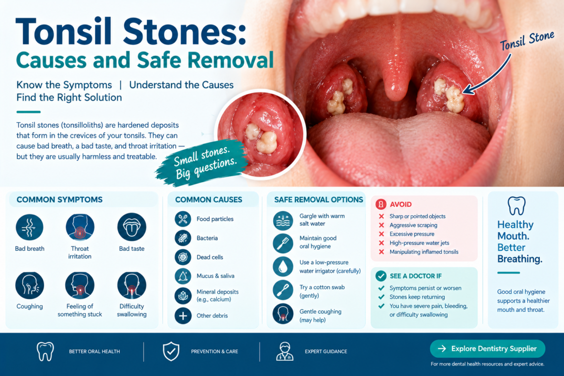Tonsil Stones: Causes and Safe Removal